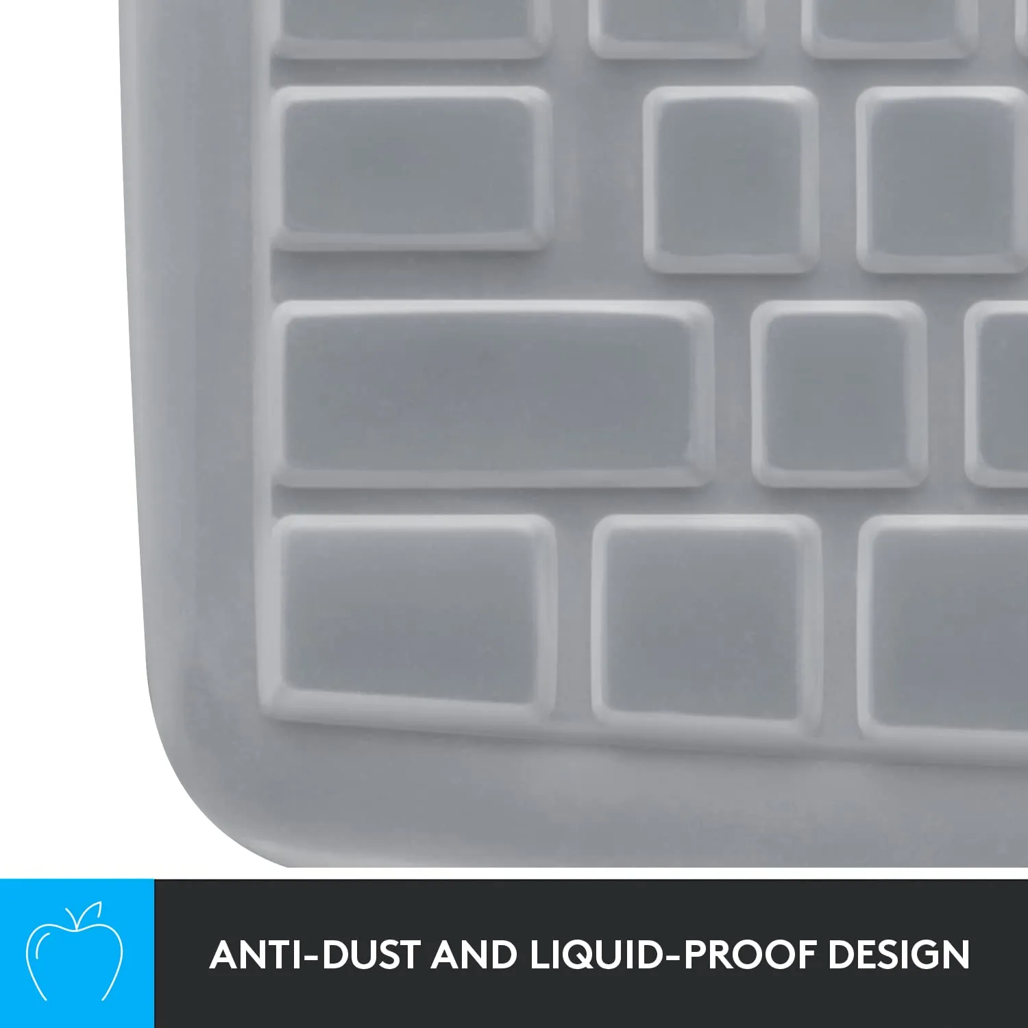 Logitech cover tastiera silicone K270 MK270 antipolvere