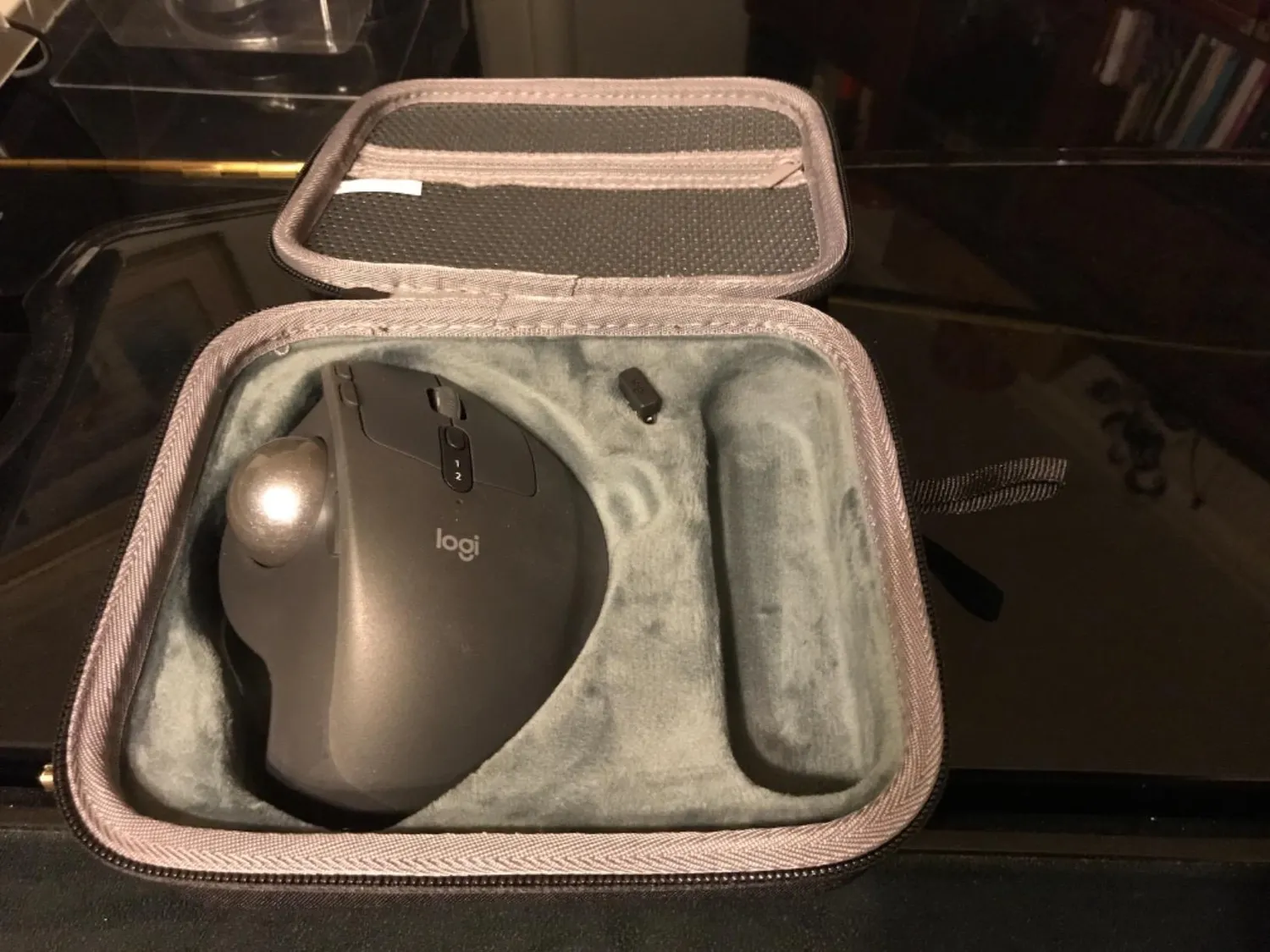 Logitech MX Ergo Trackball Mouse Wireless Ergonomico Precisione