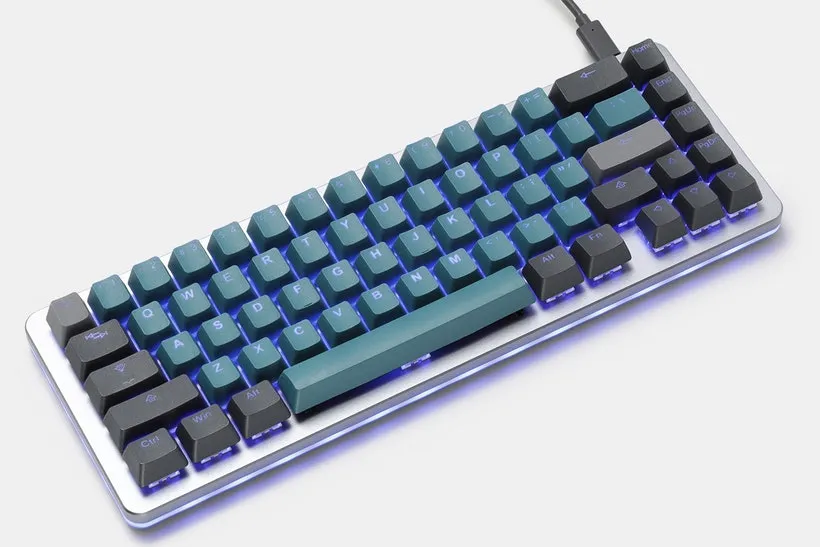 Tai-Hao Deep Forest Blue set keycap PBT retroilluminato