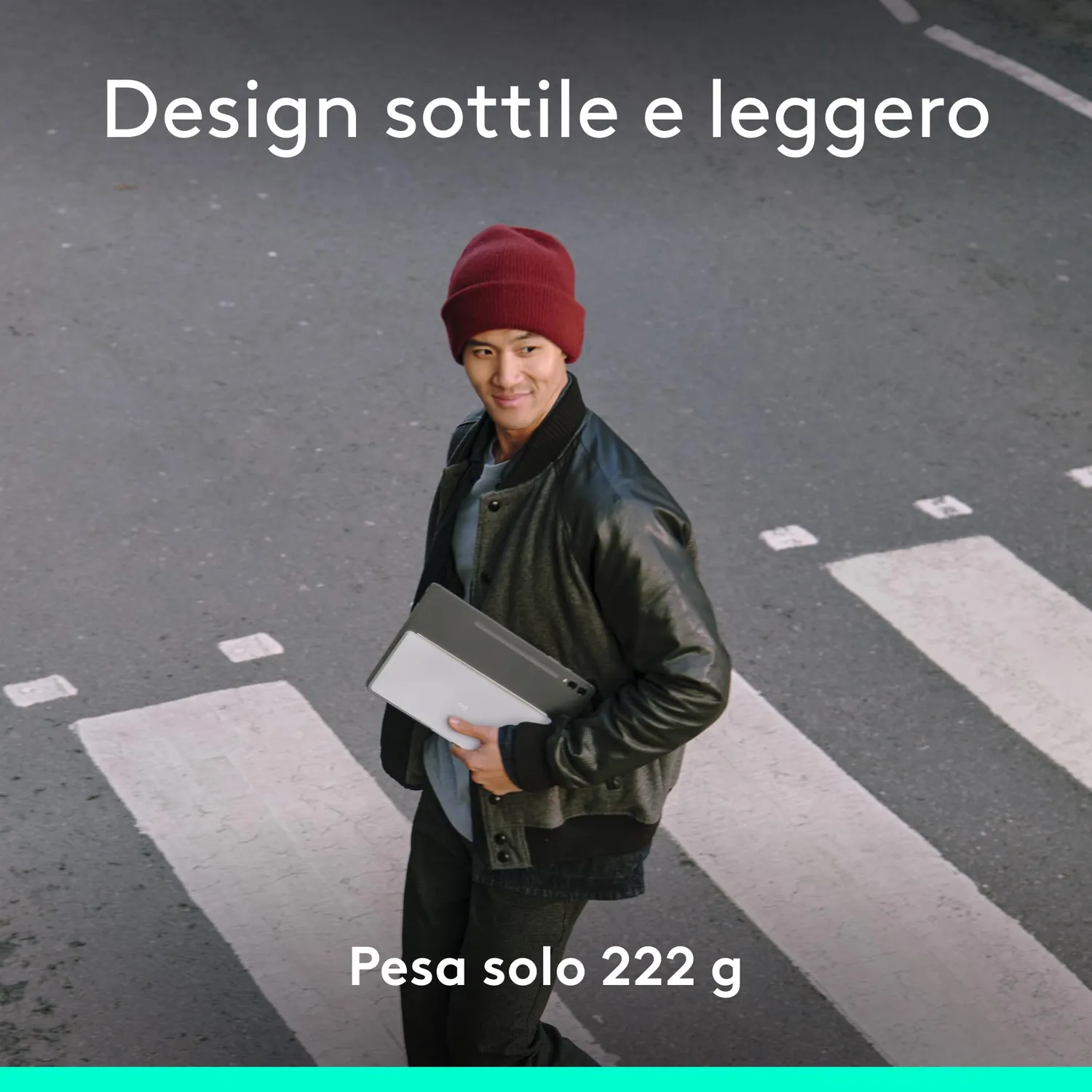 Logitech Keys-To-Go 2 tastiera tablet grigio chiaro ITA