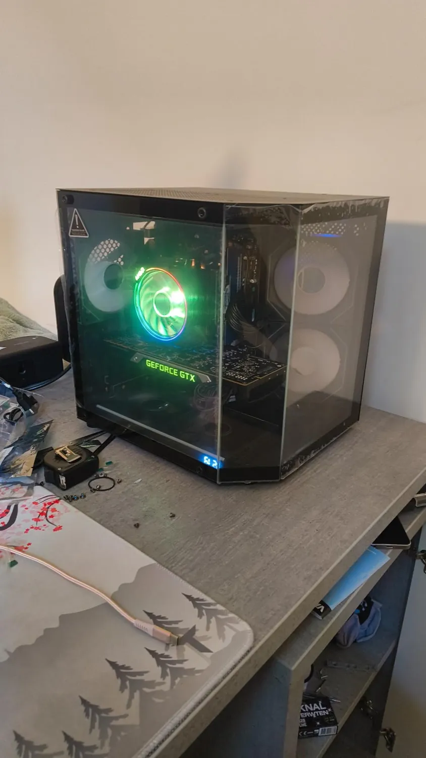 Mars Gaming MC-3TLITE case MicroATX Mini-ITX nero vetro temperato