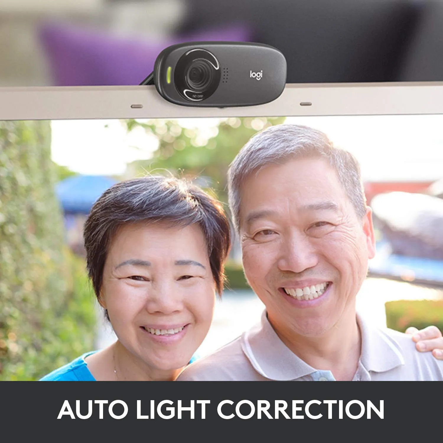 Logitech C310 webcam HD 720p USB microfono integrato