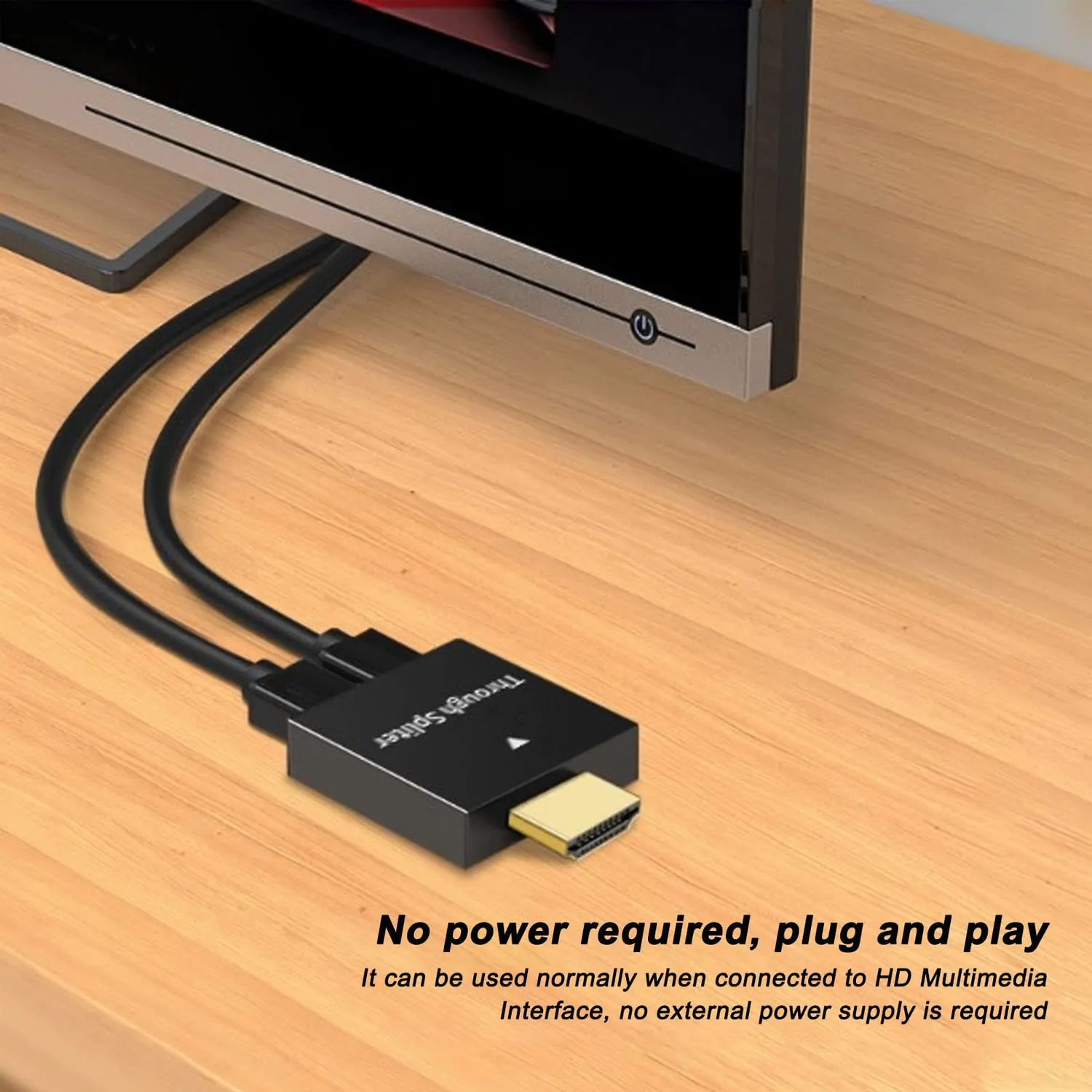 Zunate Switch Splitter HDMI 1x2 4K Hub 1080p Alluminio