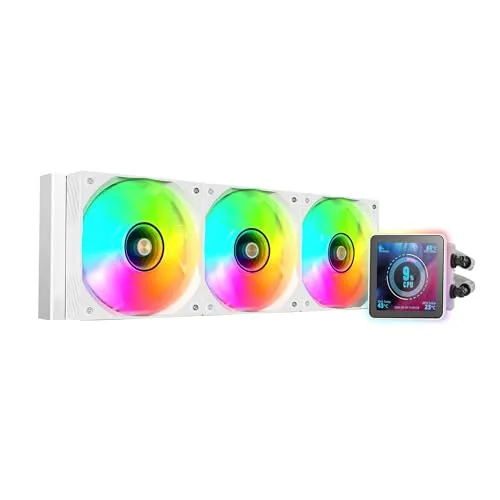 Mars Gaming ML-VISIONPRO360 dissipatore a liquido bianco 360mm LCD
