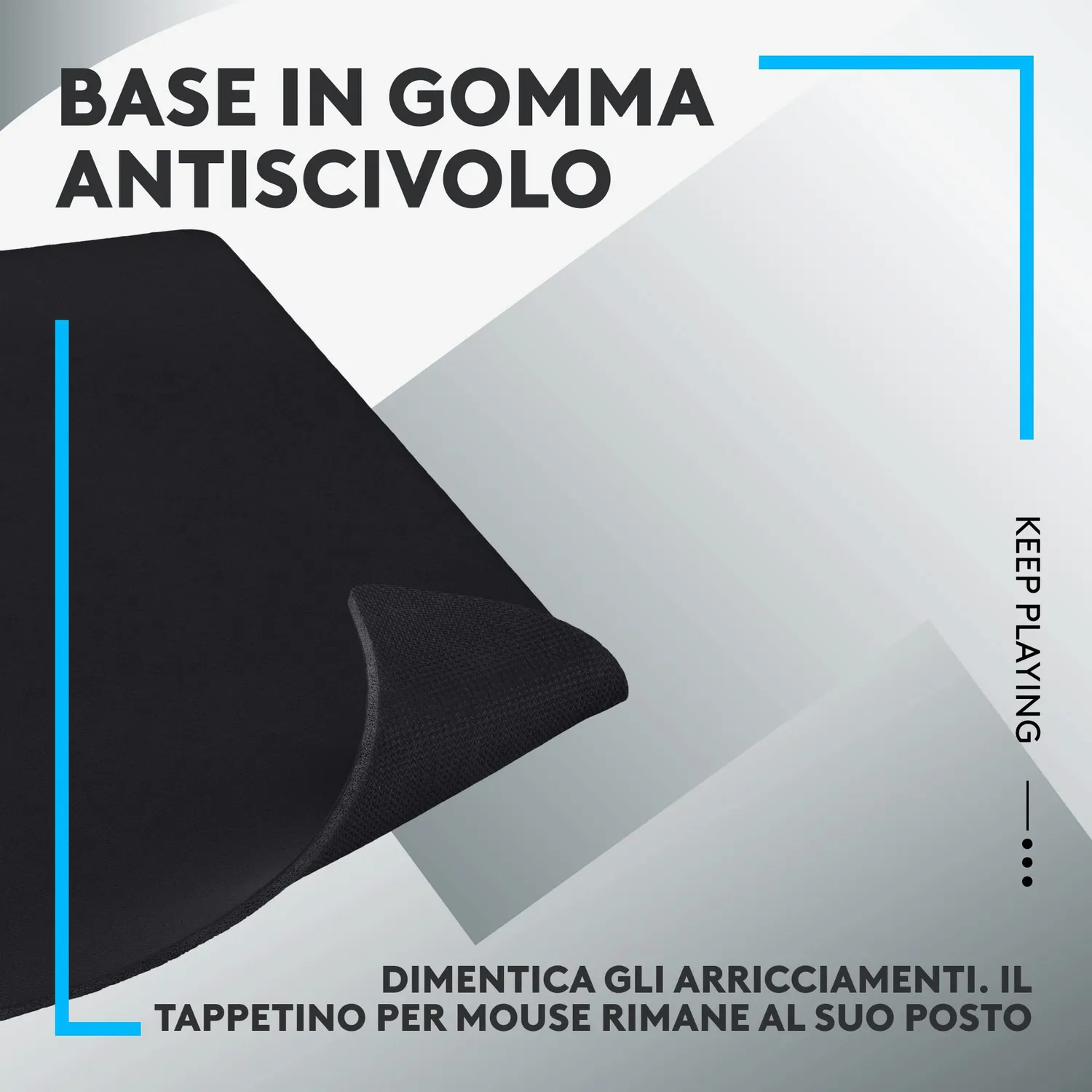 Logitech G640 tappetino gaming grande morbido 460x400