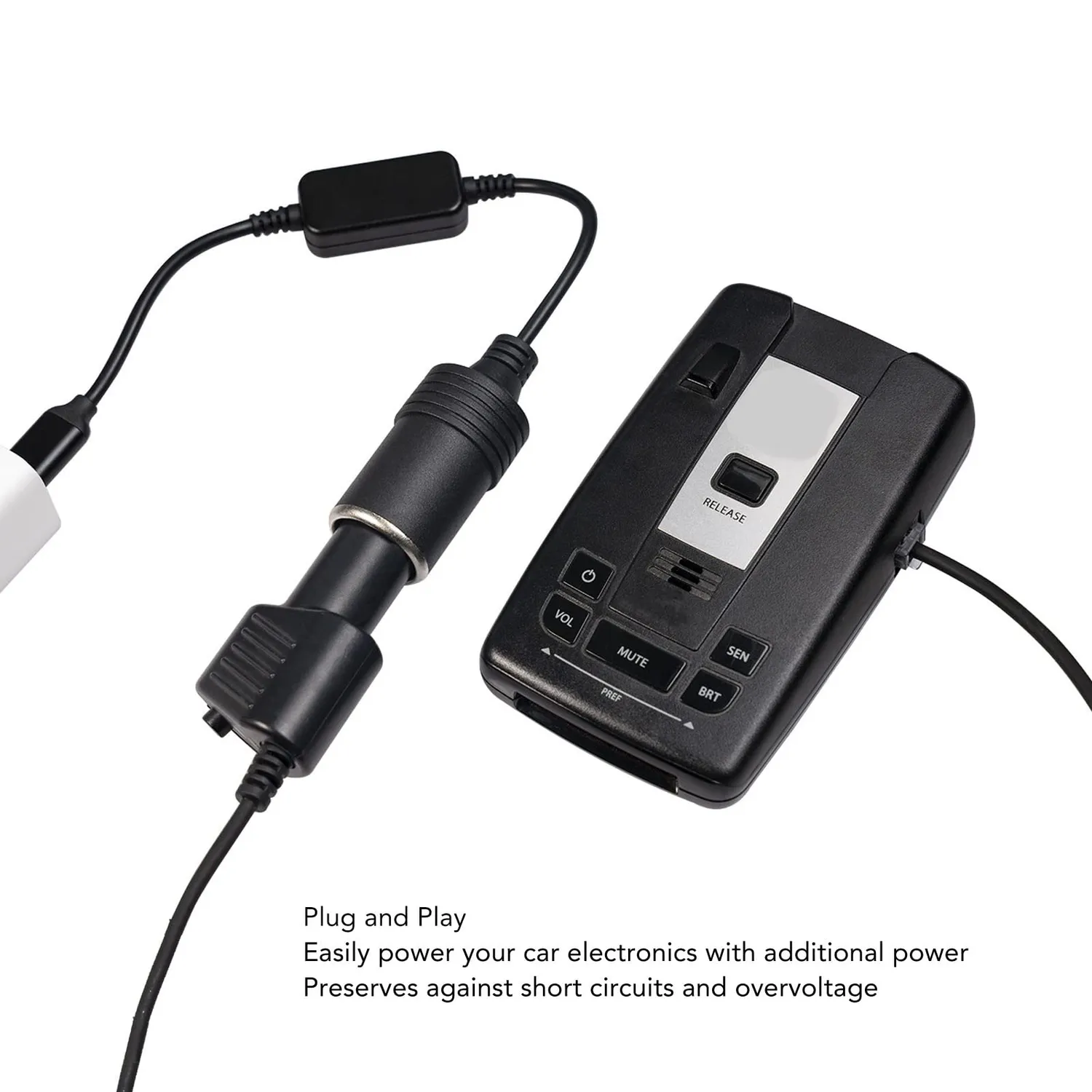 Zunate adattatore USB-C a presa accendisigari 12V 30 cm