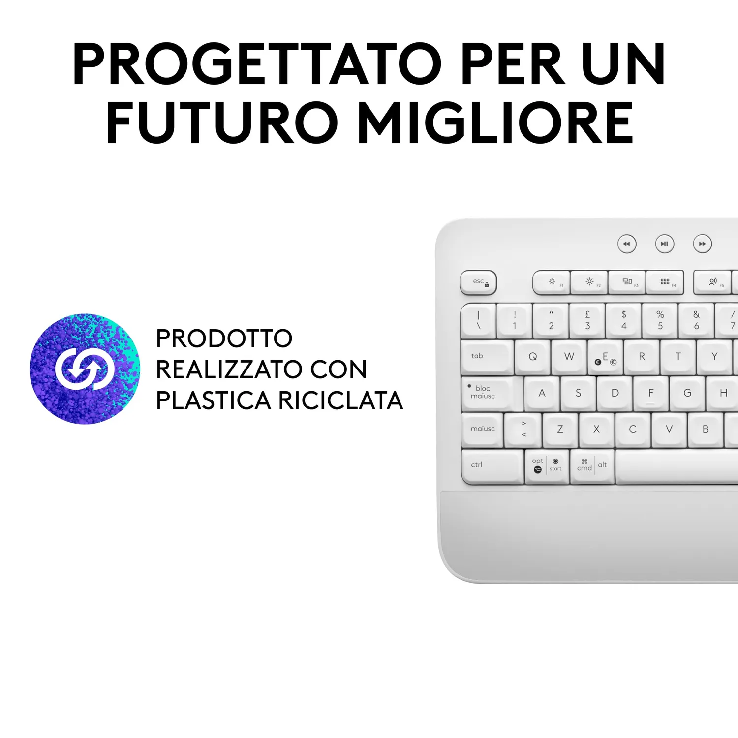 Logitech Signature K650 tastiera wireless ITA QWERTY poggiapolsi