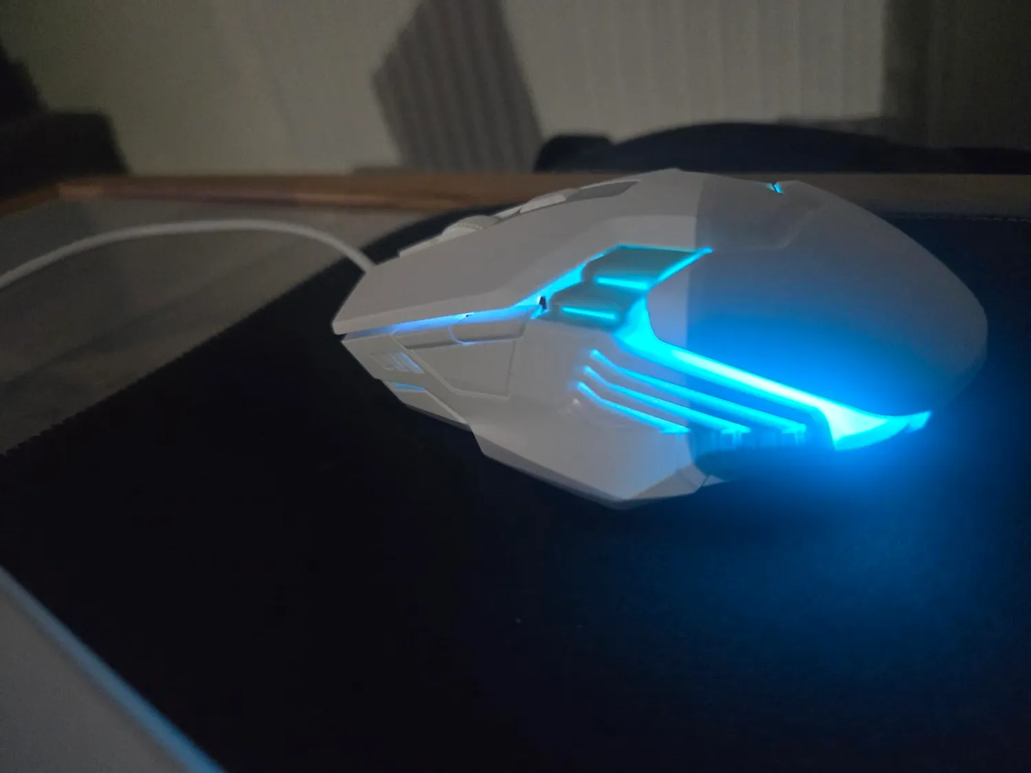 Mars Gaming MM024 mouse gaming bianco 4000 DPI RGB