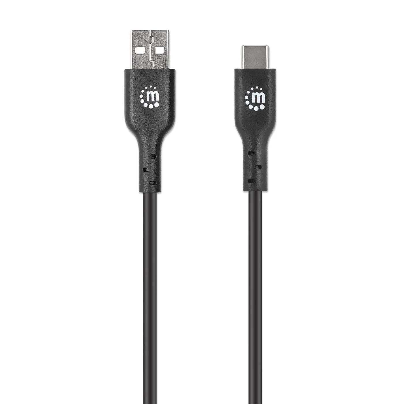 Manhattan Cavo USB-A USB-C 2 m Hi-Speed nero