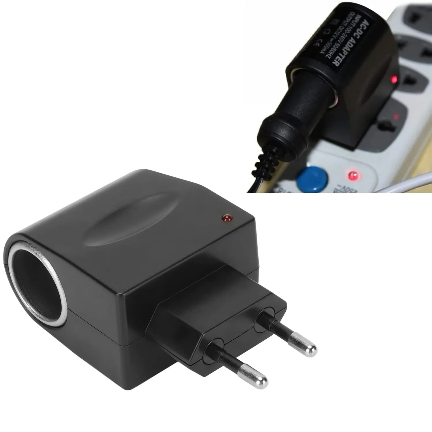 Zunate adattatore accendisigari auto 240V-12V spina UE 18W