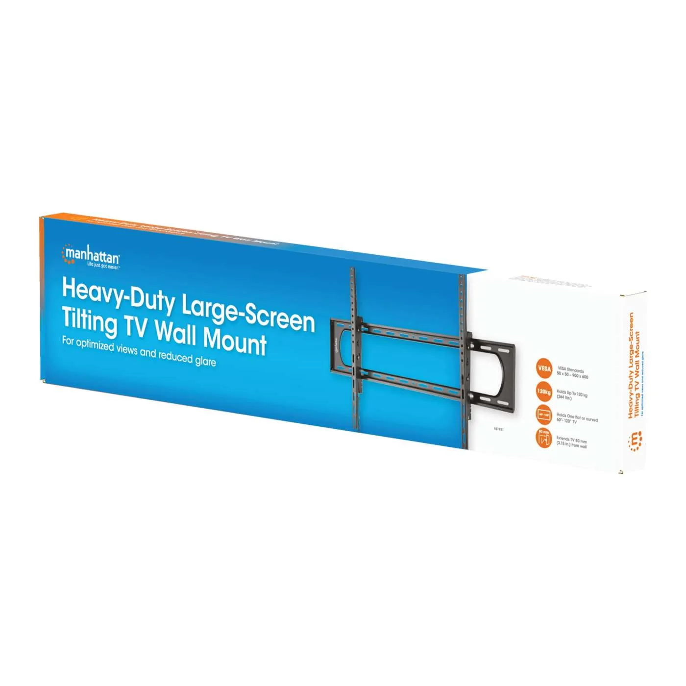 Manhattan staffa TV parete inclinabile 60-120" 120 kg