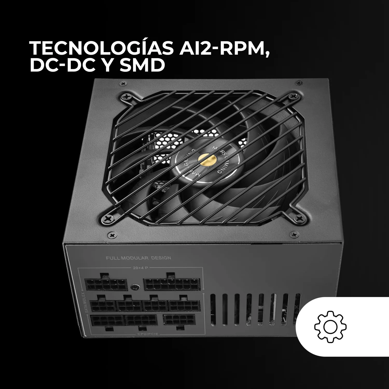 Mars Gaming MPB750SIM Alimentatore ATX 750W Nero Modul