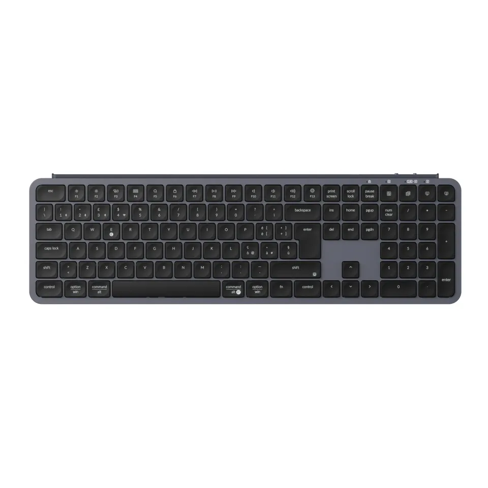 Keychron B6 Pro Ultra-Slim ISO-ITA tastiera Space Gray