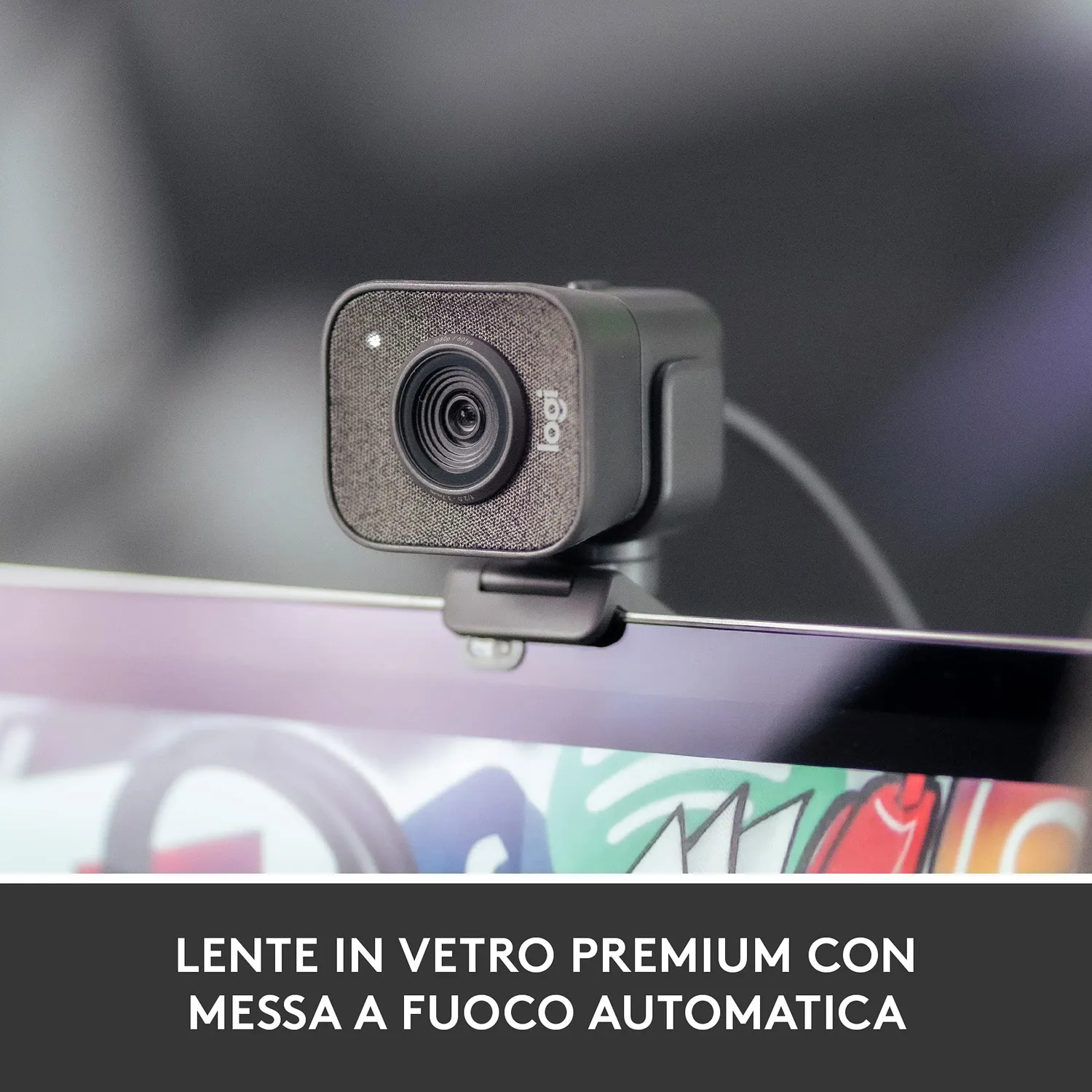 Logitech StreamCam webcam Full HD 60fps nera