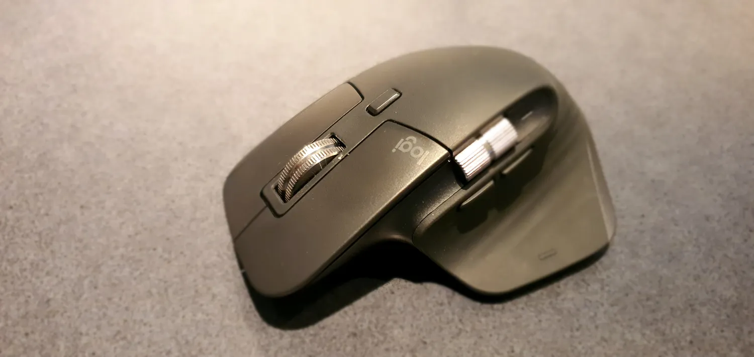 Logitech MX Master 3 mouse wireless nero ricarica USB-C