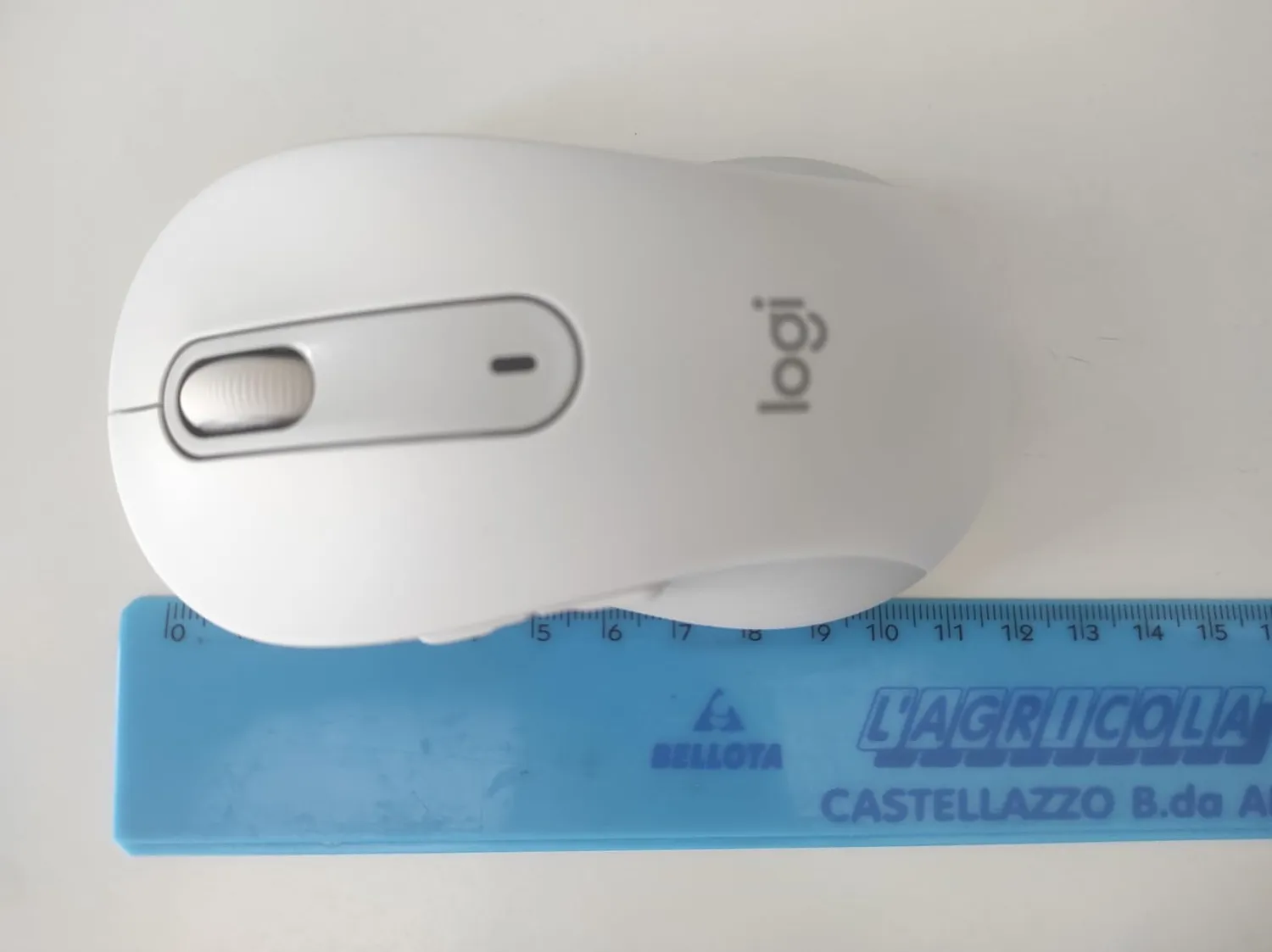 Logitech Signature M650 L Mouse Wireless Bianco Mani Grandi