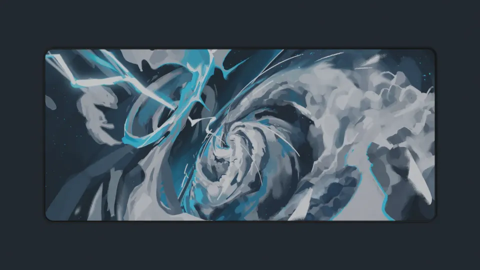GMK Tempest Deskmat tappetino Storm grafica tempesta