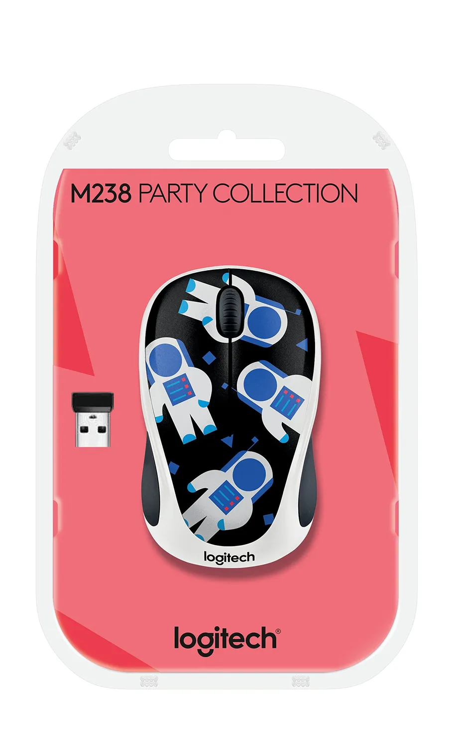 Logitech Party M238 mouse wireless Spaceman