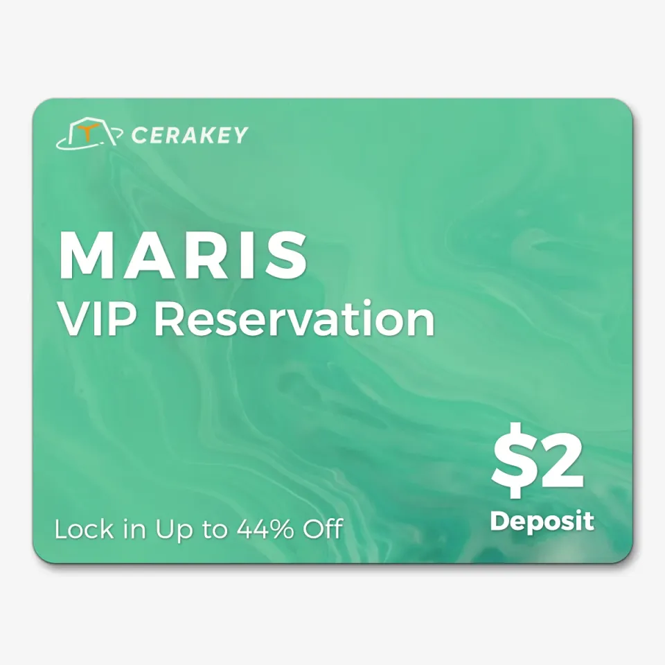 Cerakey Maris 60 tastiera prenotazione VIP acconto
