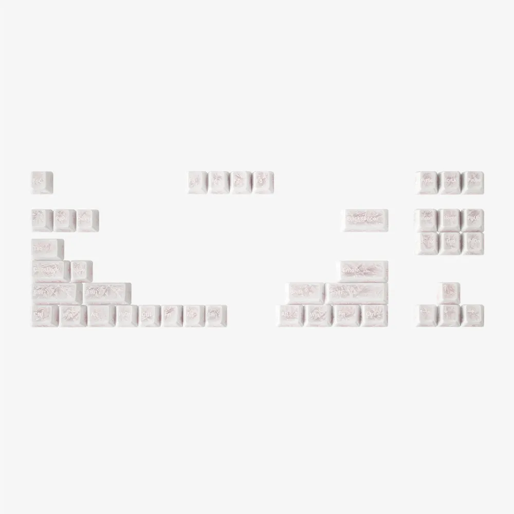 Cerakey B Set TKL Ice Crystal keycap ceramica 87 tasti