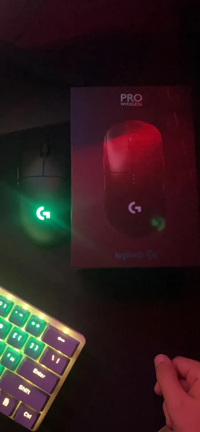 Logitech G PRO mouse gaming wireless HERO 80g
