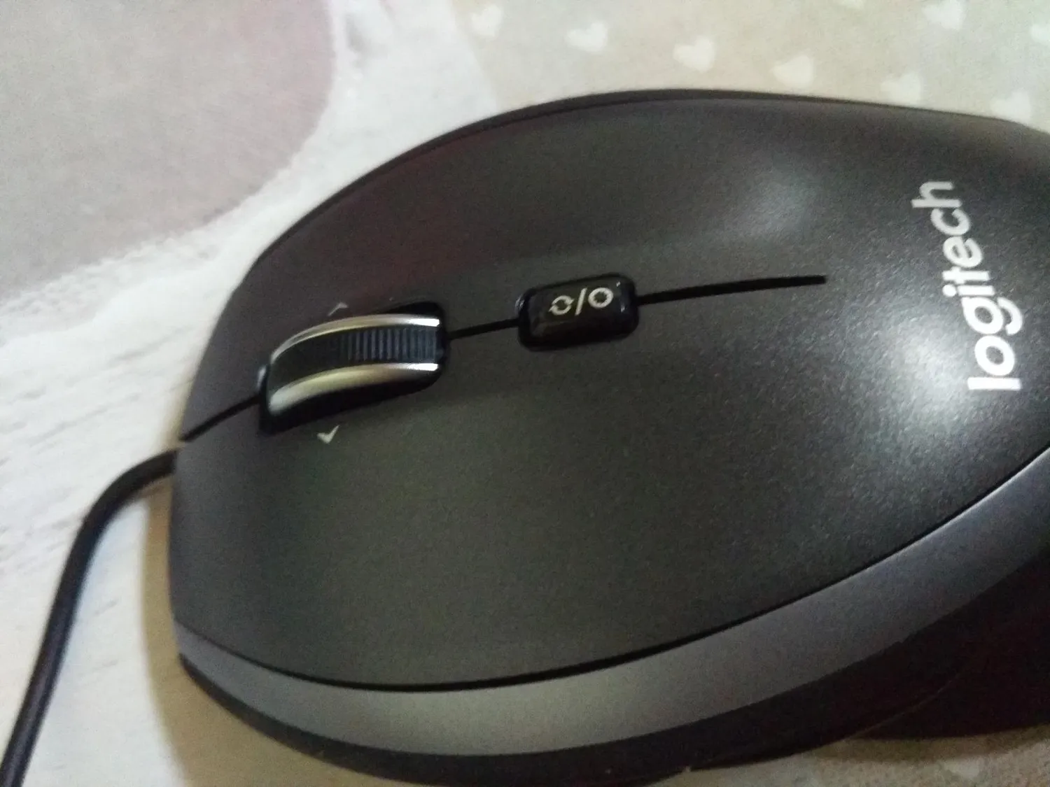 Logitech M500 Mouse Cablato USB iperveloce laser 1000DPI