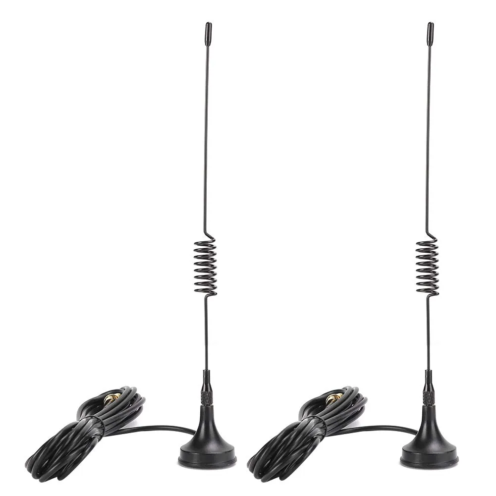 Zunate antenne walkie talkie magnetica auto UHF VHF 2 pezzi SMA-F