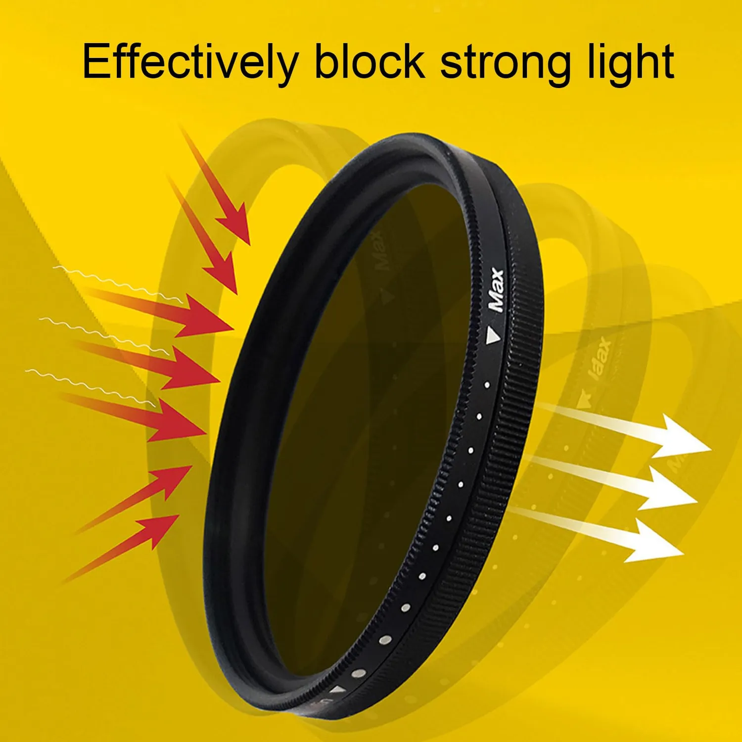 Zunate Occhiali da Sole Polarizzati Tinta Regolabile ND2-400X 49mm