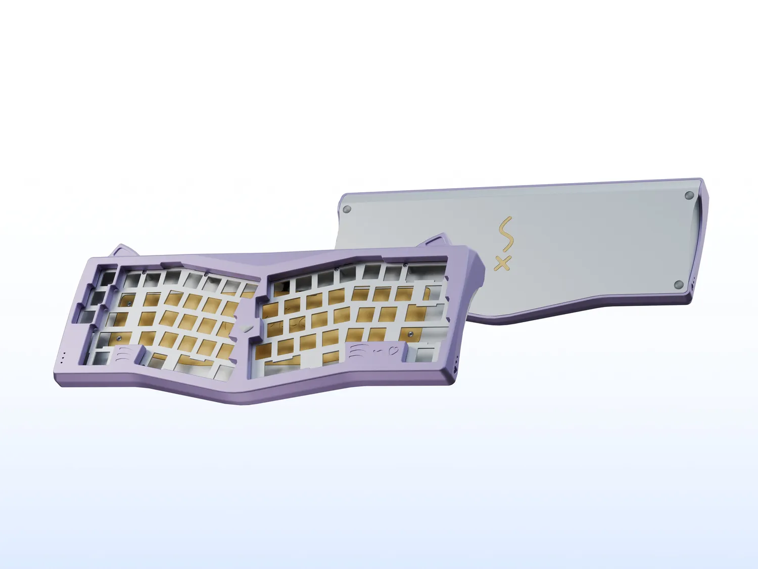 Nyawice Kit Tastiera Meccanica Orange Solder PCB