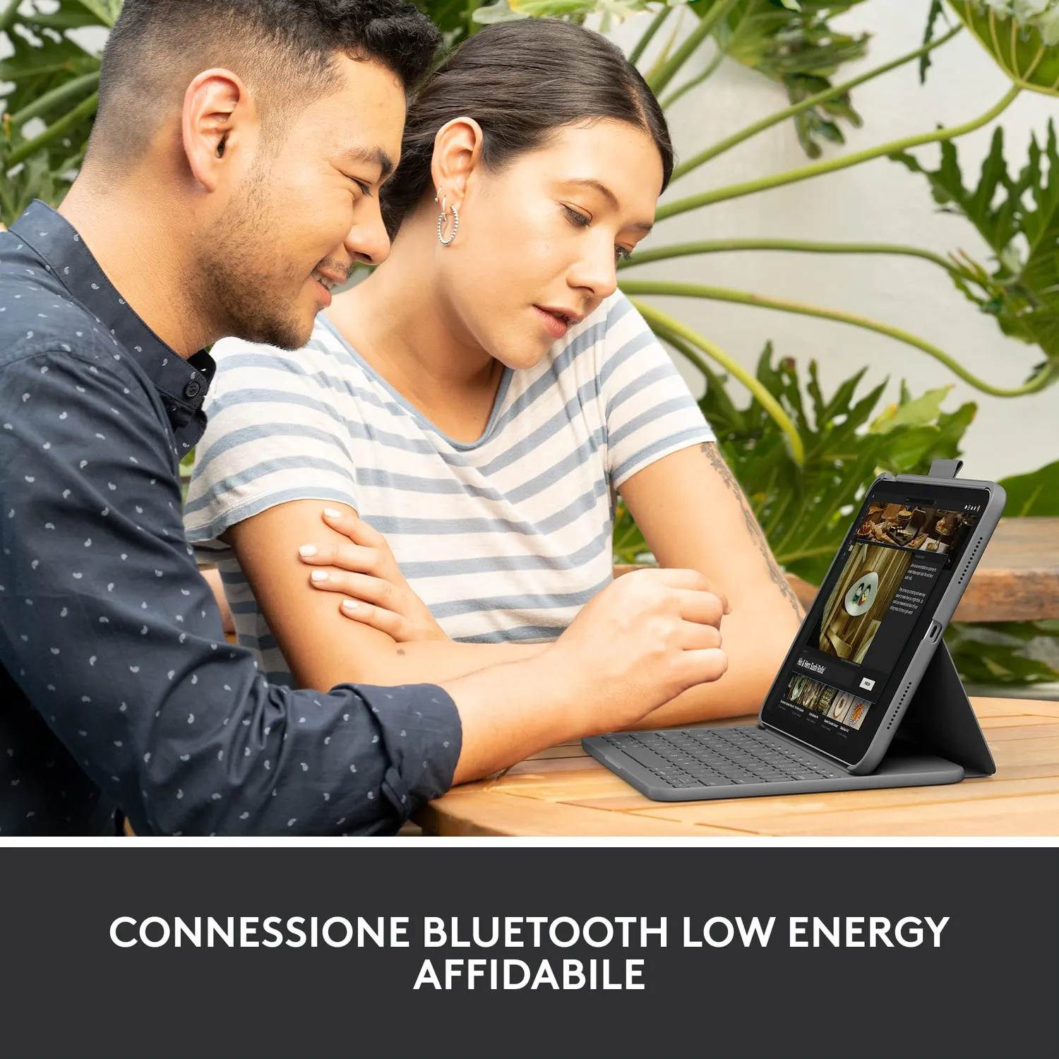 Logitech Slim Folio custodia tastiera iPad 10a gen ITA