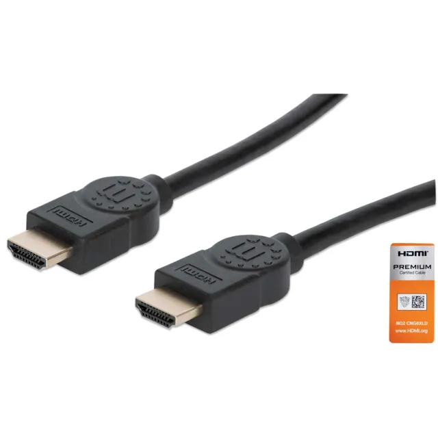 Manhattan Cavo HDMI 4K@60Hz 1,8 m con Ethernet ARC