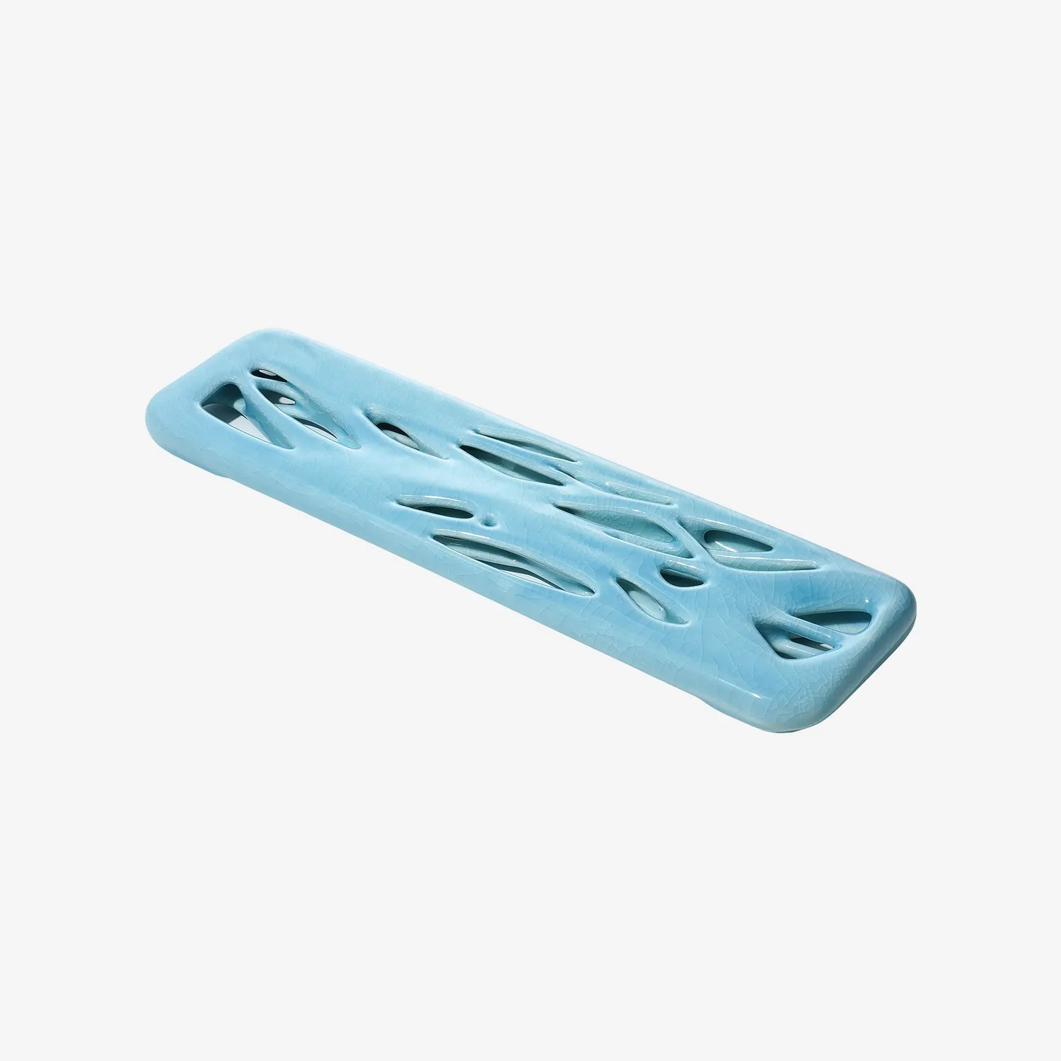 Cerakey Ellipsis poggiapolsi ceramica White Crazed 65% 75%