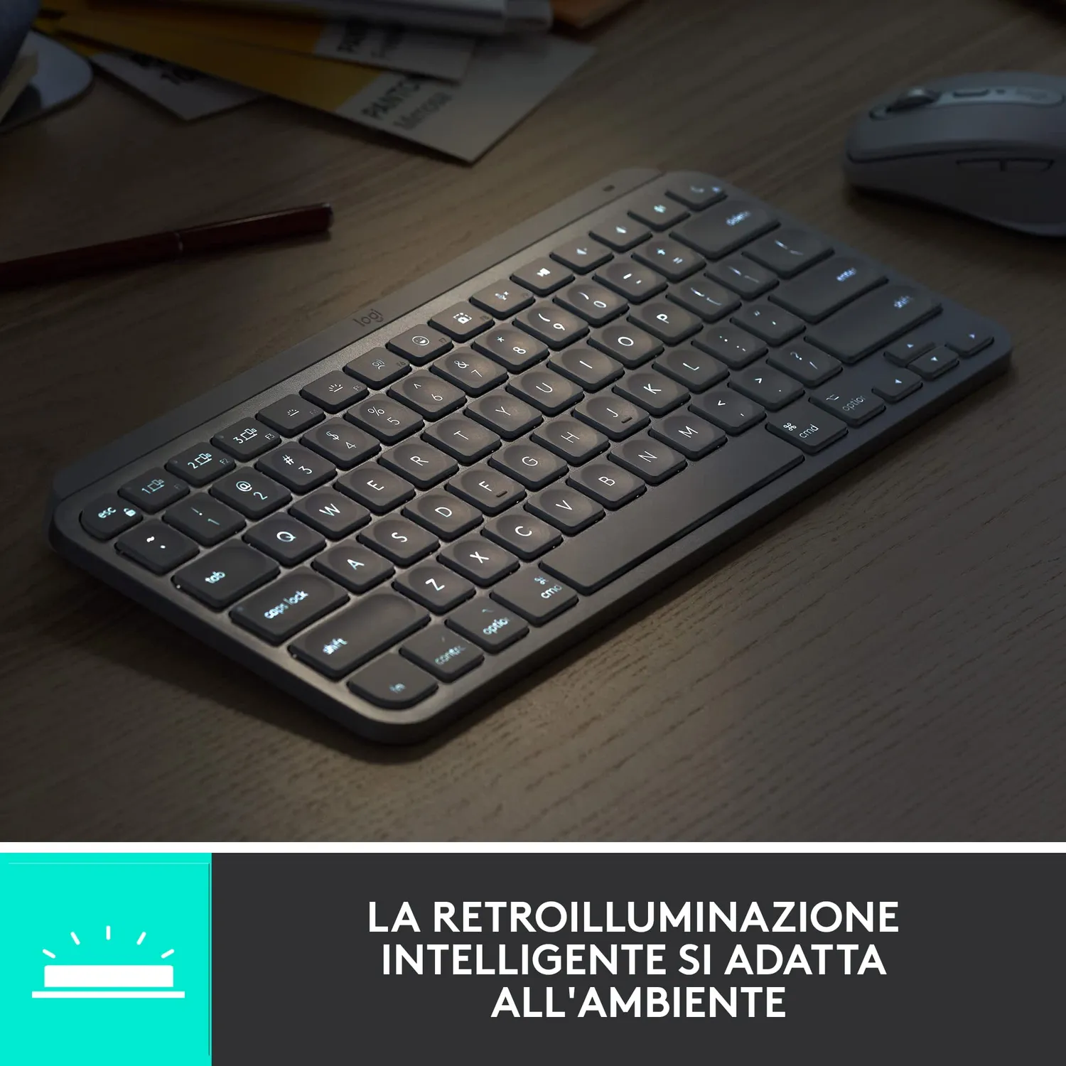 Logitech MX Keys Mini Business tastiera wireless ITA QWERTY