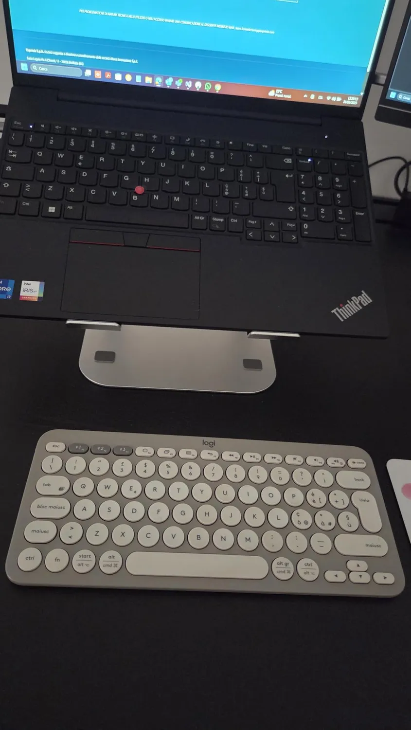 Logitech K380 tastiera wireless Bluetooth ITA QWERTY multidevice