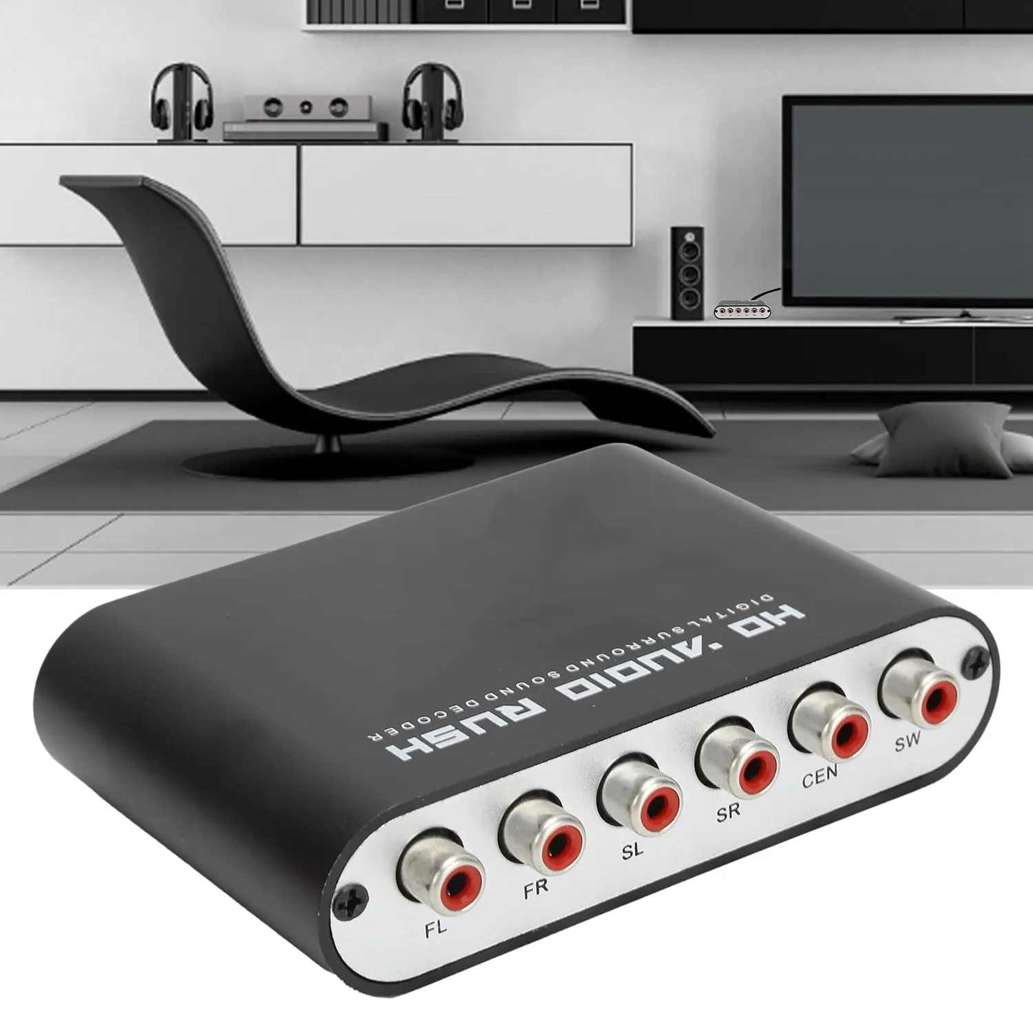 Zunate decoder audio 5.1CH ottico coassiale analogico