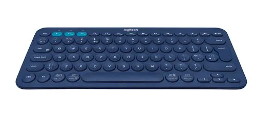 Logitech K380 tastiera Bluetooth blu multidispositivo