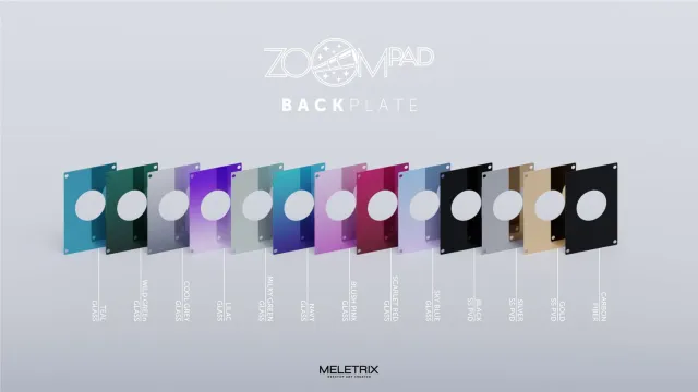 CoffeeKeys Zoompad Back plate fondello extra