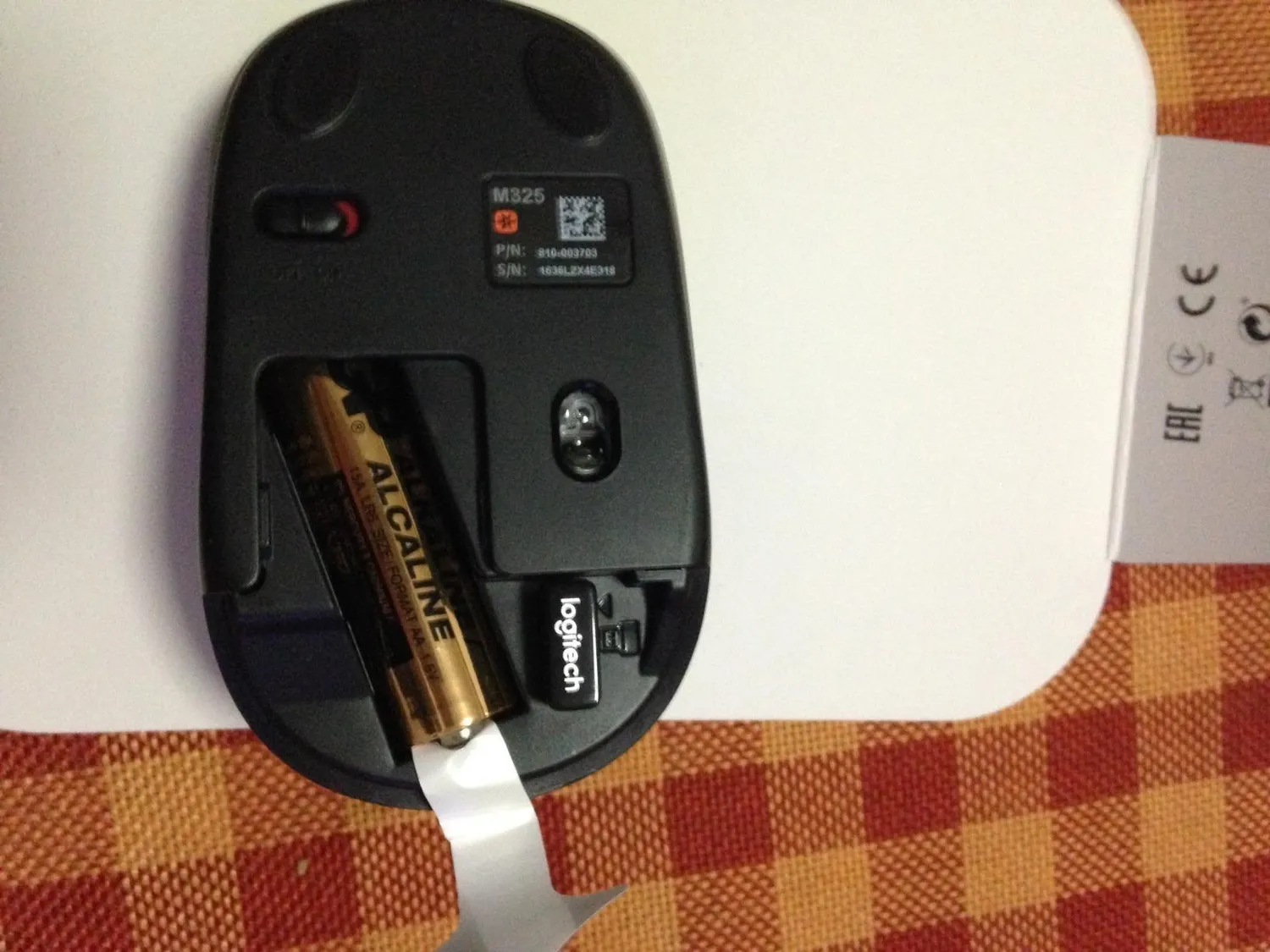Logitech M325 Mouse Wireless Nero micro ricevitore preciso