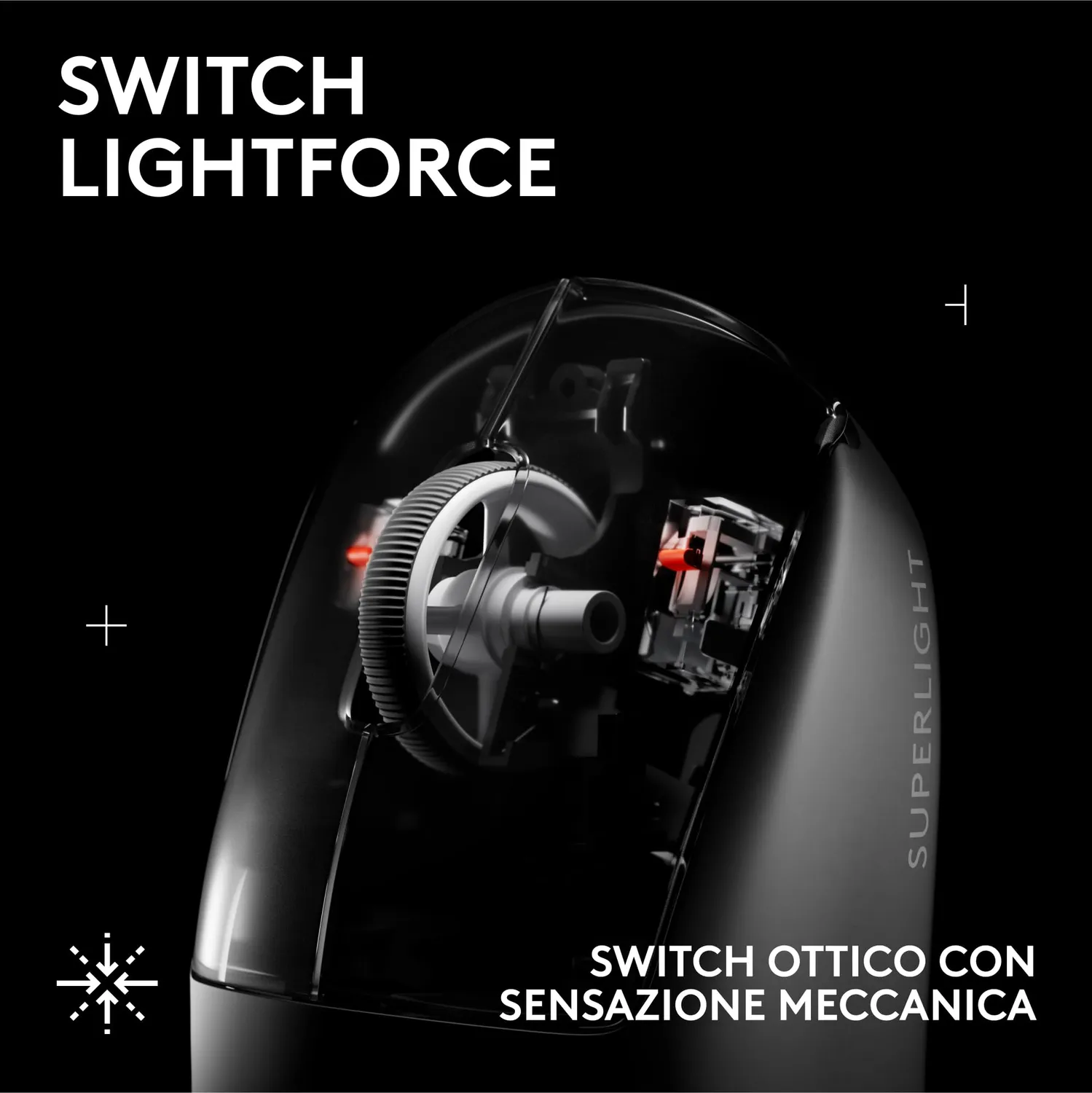 Logitech G PRO X Superlight 2 SE mouse gaming nero 60 g