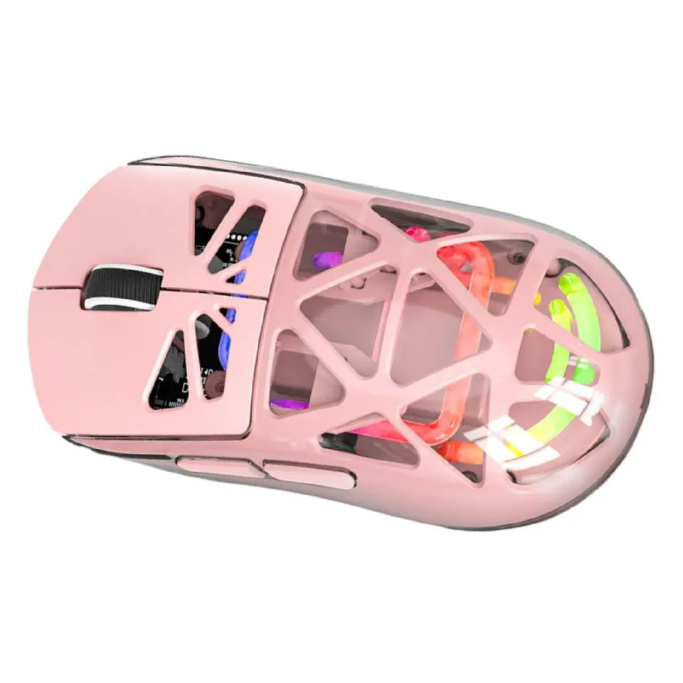 Zunate Mouse M7 Gaming Wireless rosa 4800 DPI 82 g