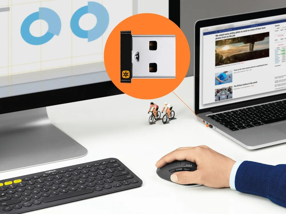 Logitech Unifying ricevitore USB 2,4 GHz per 6 dispositivi