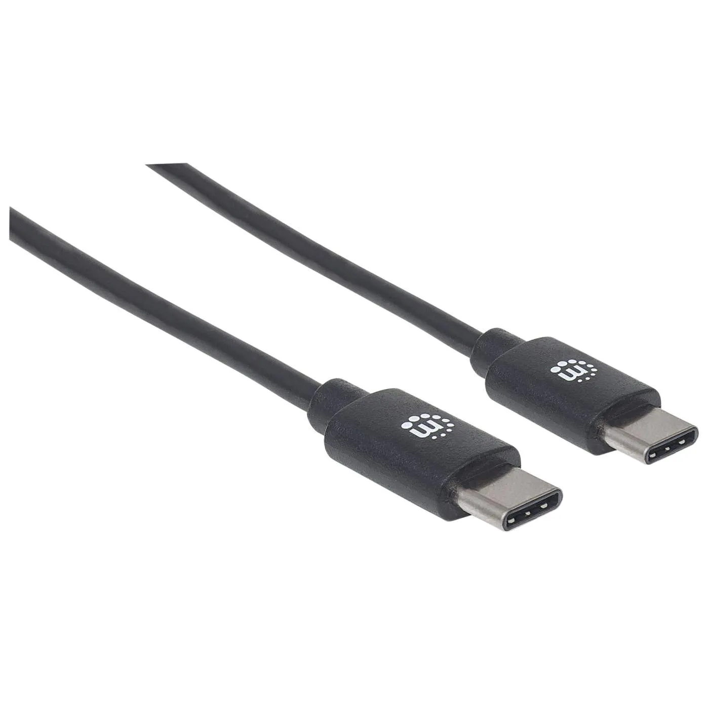 Manhattan cavo USB-C maschio 3 m 60W nero ricarica rapida
