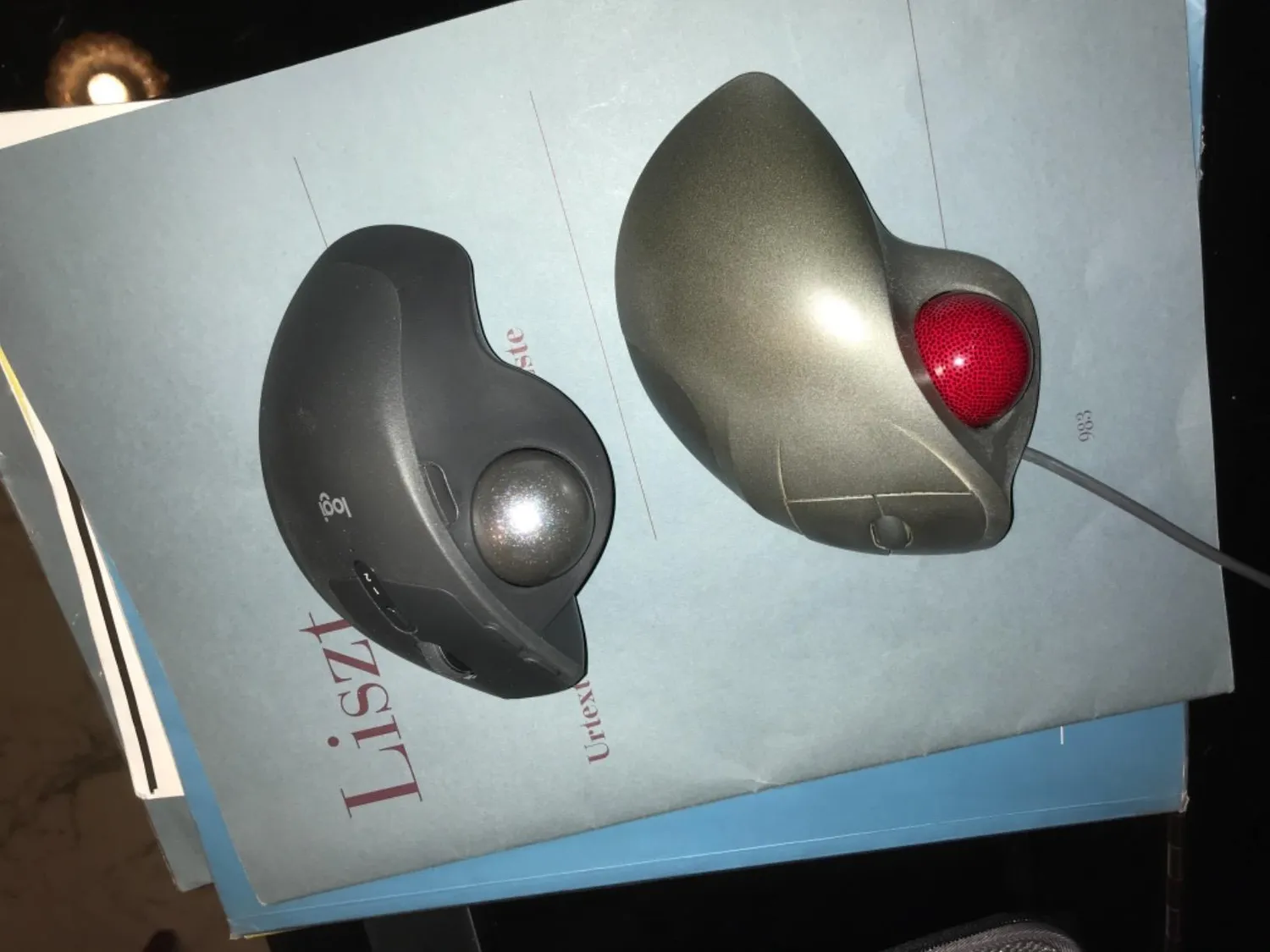Logitech MX Ergo Trackball Mouse Wireless Ergonomico Precisione