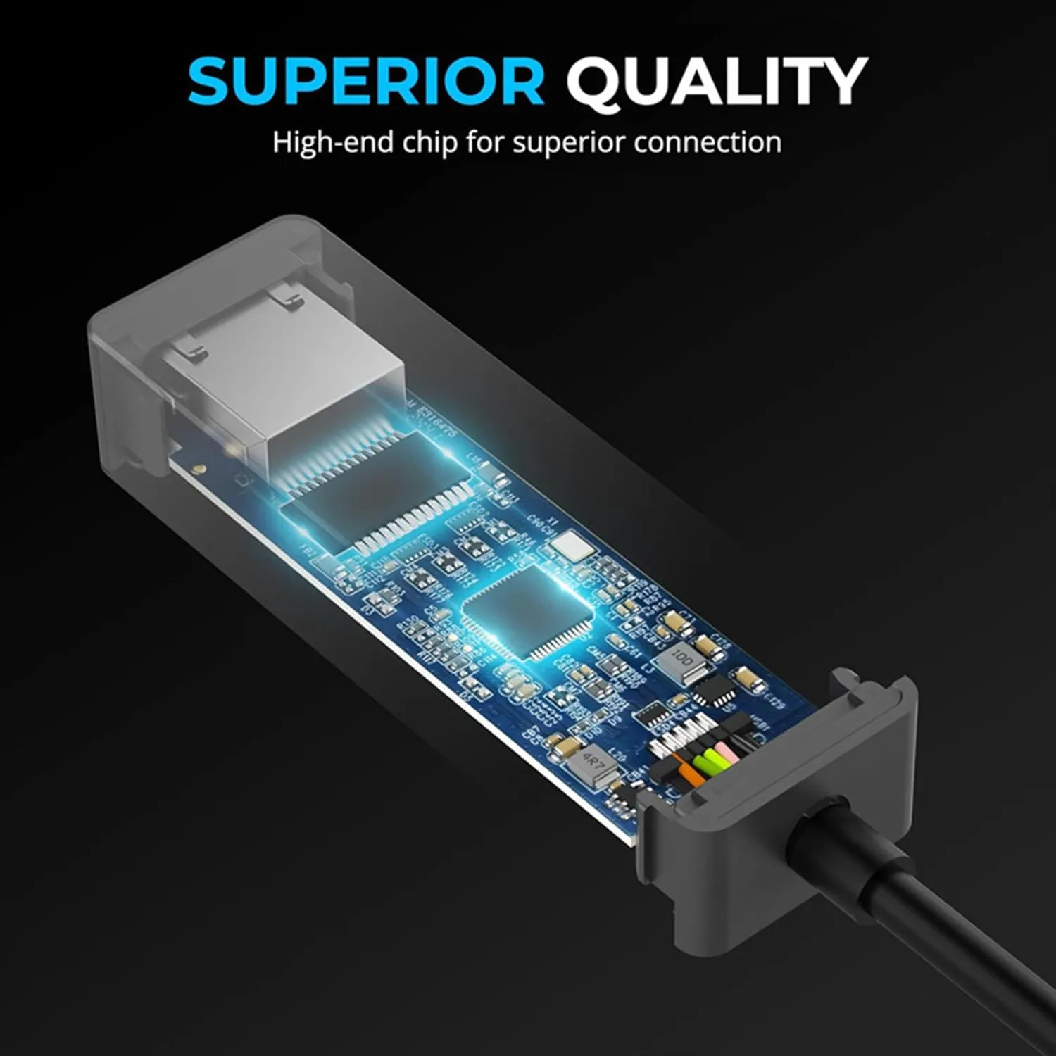 Zunate adattatore USB Ethernet 5 Gbps RJ45 USB-C alluminio