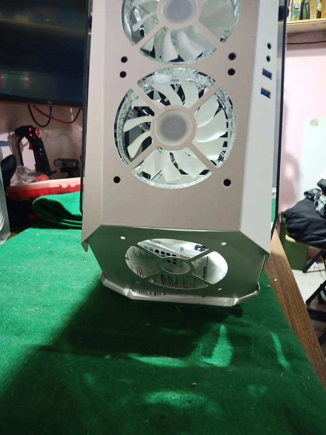Mars Gaming MC51W case PC ATX bianco vetro temperato