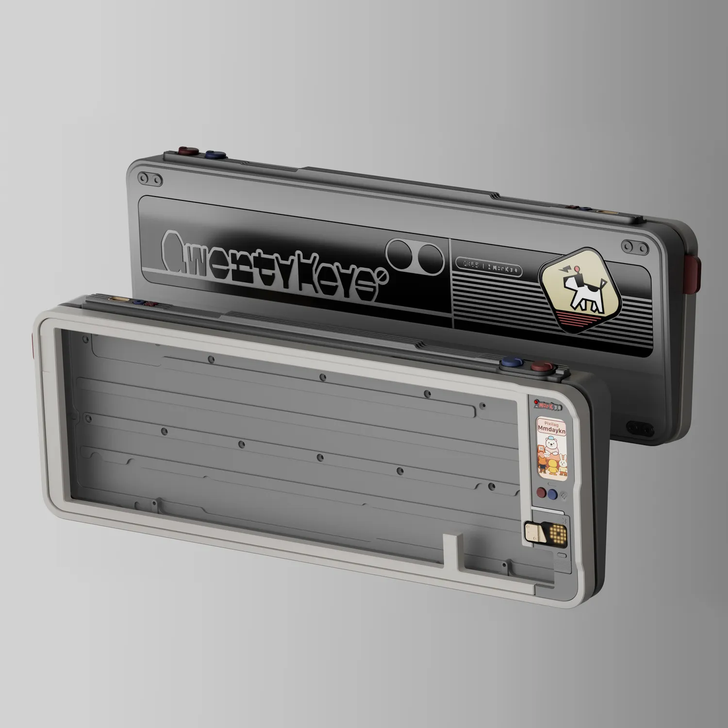 QK65 Mk3 tastiera Console tri-mode flex-cut
