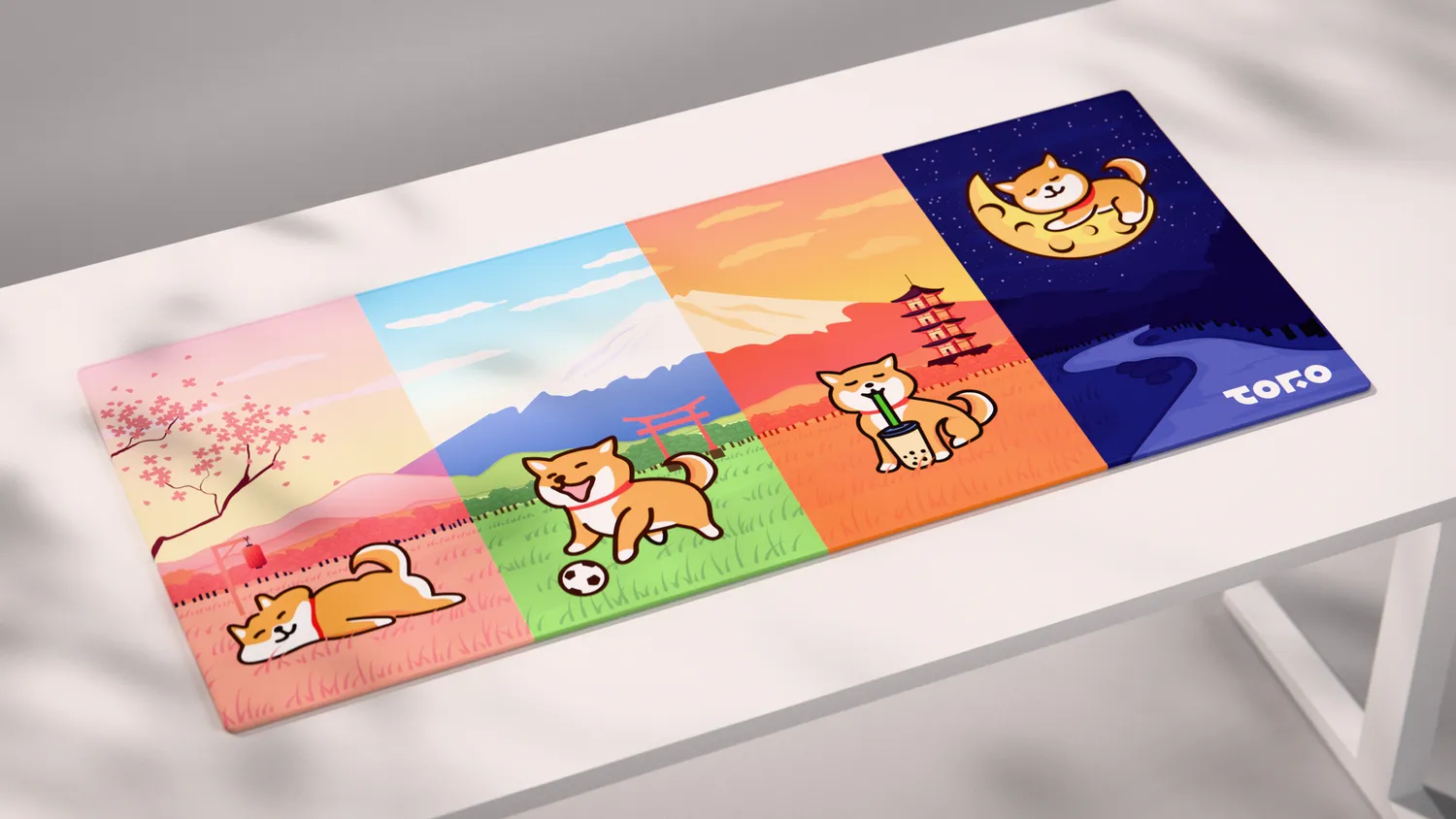 CoffeeKeys Toro Deskmat tappetino four season 900mm