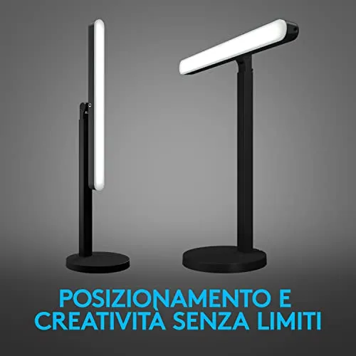 Logitech G PRO X Wireless cuffia gaming + luce Litra Beam