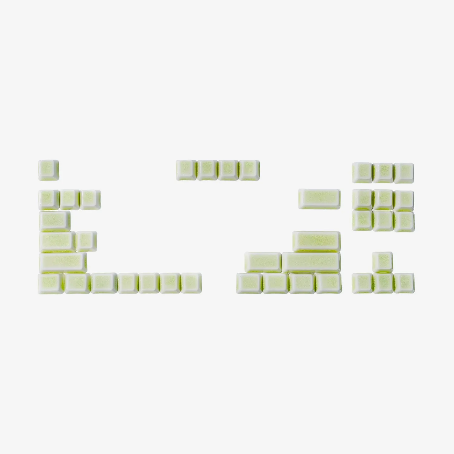 Cerakey B Set-TKL-Crazed keycap ceramica craquelé blu