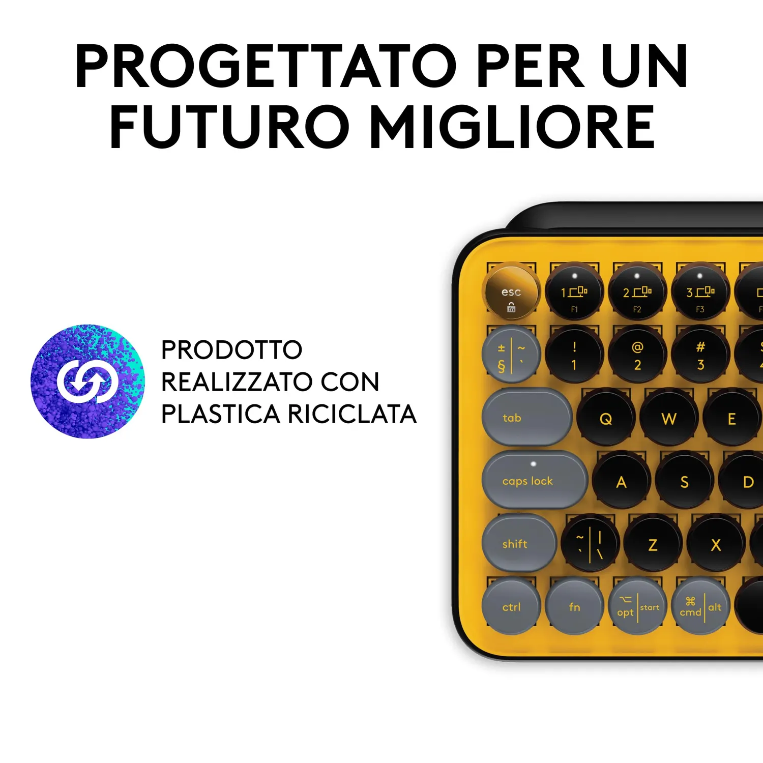 Logitech POP Keys tastiera meccanica wireless Blast ITA